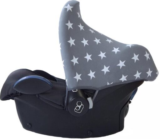 Wallabiezzz Zonnekap Maxi Cosi - Zonnescherm Auto Baby - Universeel - Grijs