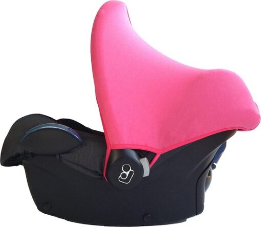 Wallabiezzz Zonnekap Maxi Cosi - Zonnescherm Kinderwagen - Universeel - Cabriofix - Fuchsia Roze