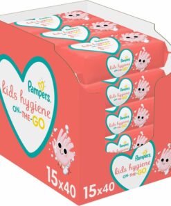 3x Pampers Billendoekjes Kids Hygiene On-The-Go 600 doekjes