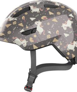 Abus Helm Smiley 3.0 - Grey Horse - M ( 50- 55 CM ) - Kinder Fietshelm