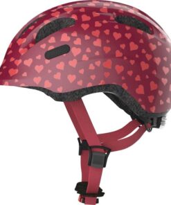 ABUS Smiley 2.0 Fietshelm - Maat M (50-55 cm) - cherry heart