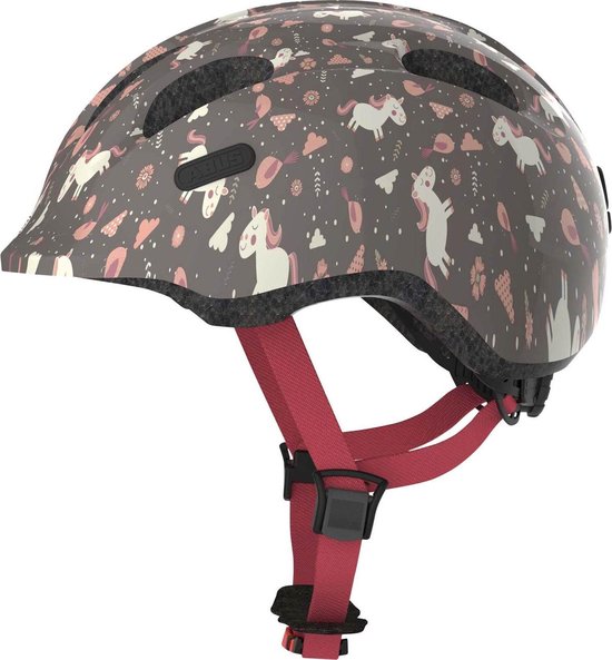 ABUS Smiley 2.0 Fietshelm - Maat  M (50-55 cm) - rose horse