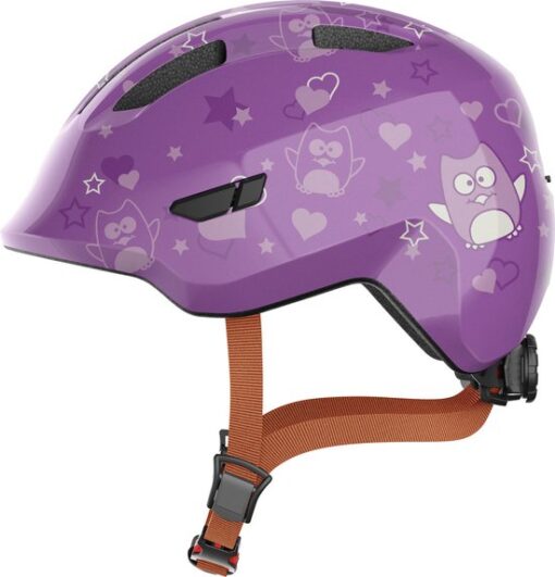 Abus Smiley 3.0 - Fietshelm - Kinderen Purple Star M (50 - 55 cm)