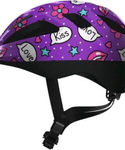 Abus Smooty 2.0 Fietshelm - Maat S (45-50 cm) - purple kisses