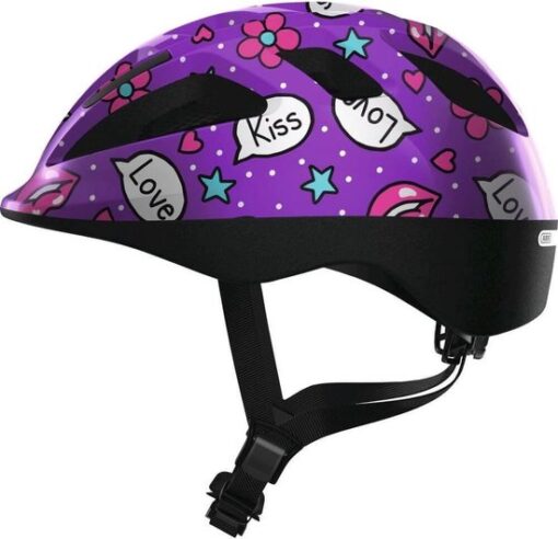 Abus Smooty 2.0 Fietshelm - Maat S (45-50 cm) - purple kisses