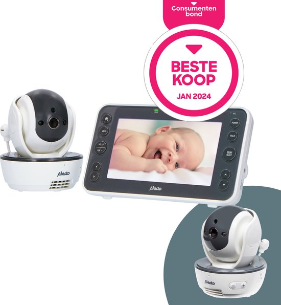 Alecto DVM200XL + DVM200C - Babyfoon set met 2 Camera's - Groot 5