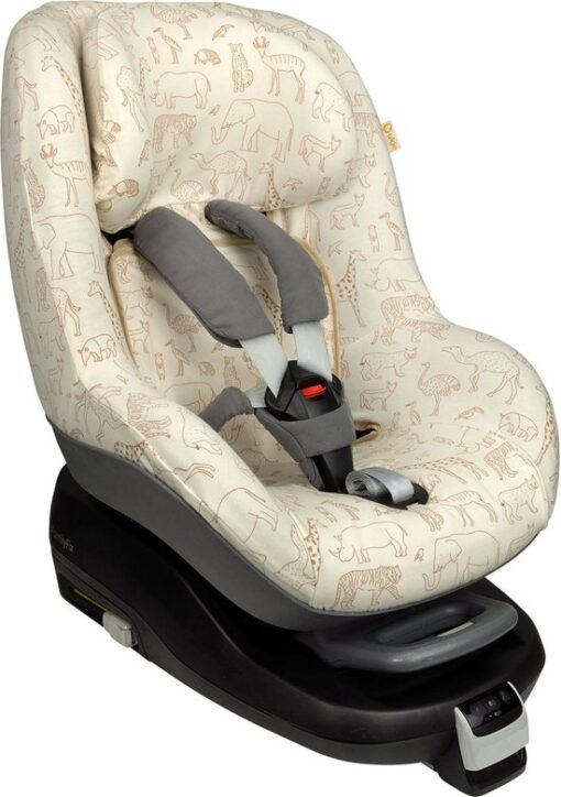 Autostoelhoes Geschikt voor Maxi Cosi Pearl -Maxi Cosi Hoes Groep 0-1 - Zacht Katoen - Perfecte Pasvorm - Safari