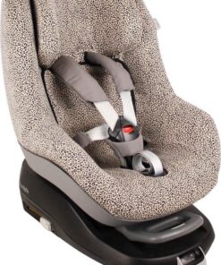 Autostoelhoes Geschikt voor Maxi Cosi Pearl -Maxi Cosi Hoes Groep 0-1 - Zacht Katoen - Perfecte Pasvorm - Beige - Zand Luipaard