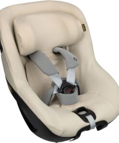 Autostoelhoes Geschikt voor Maxi Cosi Pearl 360 -Maxi Cosi Hoes Groep 0-1 - Zacht Katoen - Perfecte Pasvorm - Zand