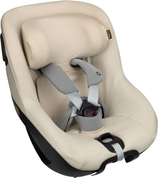 Autostoelhoes Geschikt voor Maxi Cosi Pearl 360 -Maxi Cosi Hoes Groep 0-1 - Zacht Katoen - Perfecte Pasvorm - Zand