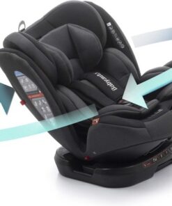 Babyauto Biro D-Fix Autostoel - 360º draaibaar met Isofix - 0 tot 36 kg - 0 tot 12 jaar - Groep 0+/123 - Kleur Antraciet