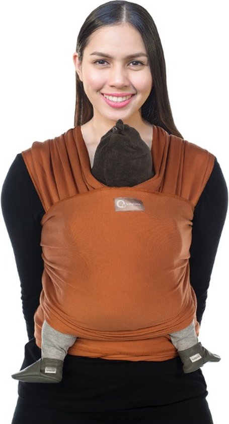 Babylonia draagdoek - Tricot-Slen Organic - mocha mousse