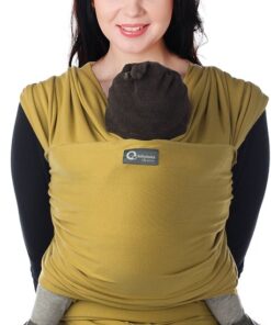 Babylonia draagdoek - Tricot-Slen Organic - warm olive