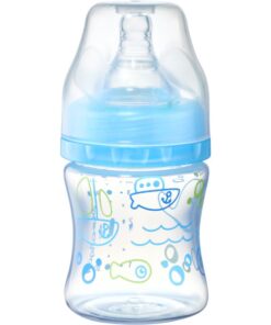 BabyOno Baby Bottle babyfles anti-colic 0m+ Blue 120 ml