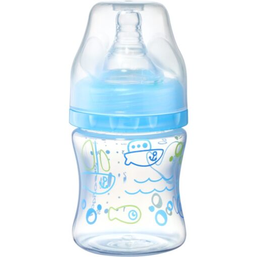 BabyOno Baby Bottle babyfles anti-colic 0m+ Blue 120 ml