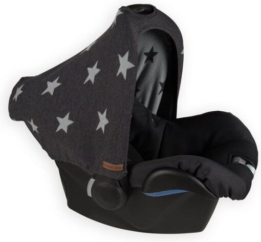 Baby's Only Autostoel zonnekap - Zonnescherm Maxi Cosi 0+ Star - Antraciet/Grijs