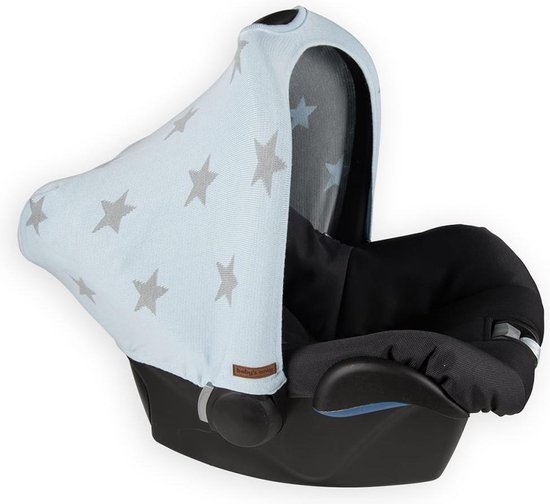 Baby's Only Autostoel zonnekap - Zonnescherm Maxi Cosi 0+ Star - Baby Blauw/Grijs