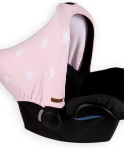 Baby's Only Autostoel zonnekap - Zonnescherm Maxi Cosi 0+ Star - Baby Roze/Wit