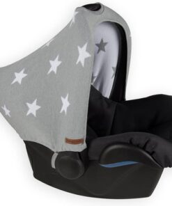 Baby's Only Autostoel zonnekap - Zonnescherm Maxi Cosi 0+ Star - Grijs/Wit