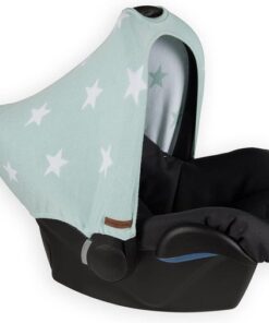 Baby's Only Autostoel zonnekap - Zonnescherm Maxi Cosi 0+ Star - Mint/Wit