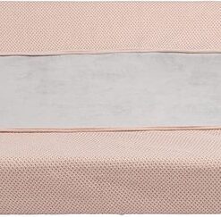 Baby's Only Gebreide baby aankleedkussenhoes - Waskussenhoes - Overtrek verzorgingskussen Classic - Blush - 45x70 cm