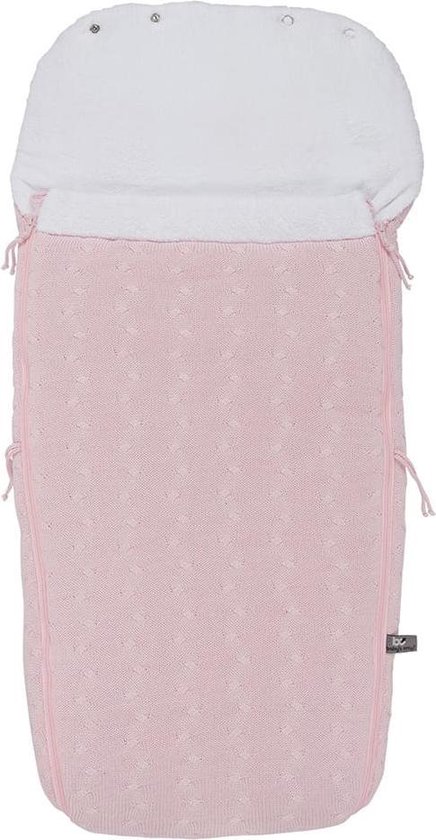 Baby's Only Voetenzak buggy - Buggyzak Cable - Baby Roze - Geschikt voor 3-puntsgordel