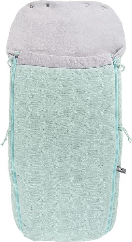 Baby's Only Voetenzak buggy - Buggyzak Cable - Mint - Geschikt voor 3-puntsgordel