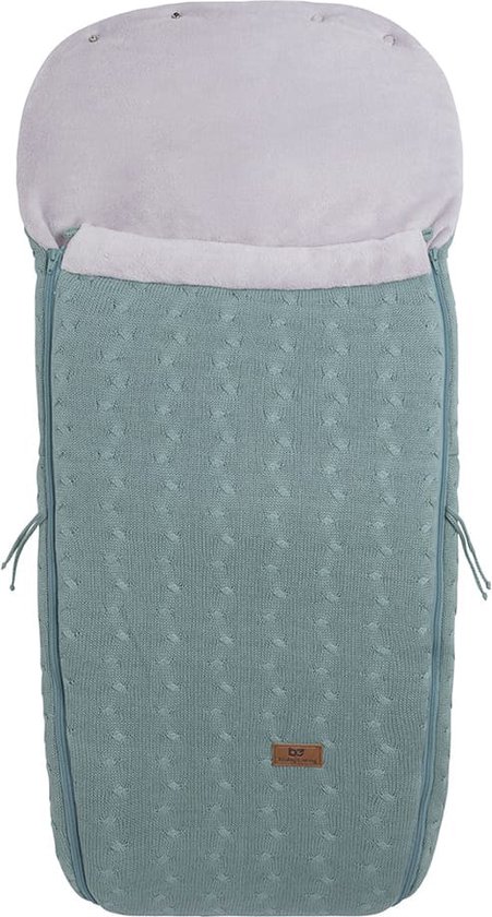 Baby's Only Voetenzak buggy - Buggyzak Cable - Stonegreen - Geschikt voor 3-puntsgordel