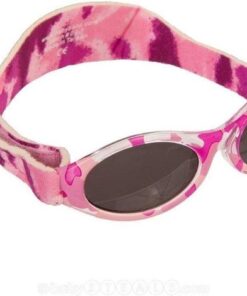 Banz - UV-beschermende zonnebril voor kinderen - Bubzee - Roze Camo - maat Onesize (0-2yrs)