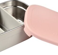 Beaba - Broodtrommel - Brooddoos - Lunchbox - RVS - Siliconen - Roze