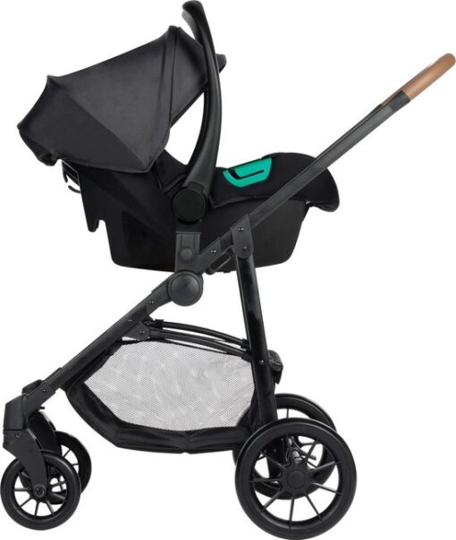 Bebeconfort Haze Trio - 3-in-1 reissysteem kinderwagen - 0-4 jaar (0-22 kg) - 2-in-1 zitgedeelte - Mineral Graphite