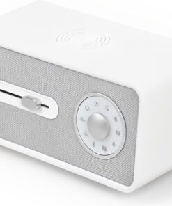 Bebster® Retro 3 in 1 - White noise machine - Bluetooth luidspreker - Draadloze oplader - Witte ruise apparaat