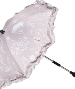 Bellasol - Parasol kinderwagen/buggy universeel - Speciale UV-werende coating - Roze met ruffle - 1 jaar garantie