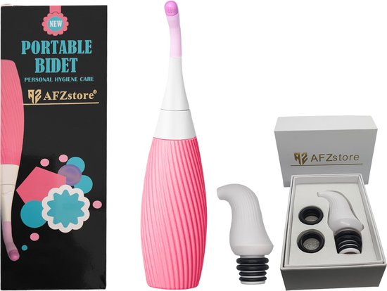 Bidet- Peri Bottle - Handdouche - Bidet Handdouche - Bidet Wc - bidet sproeier - postpartum - mobiele bidet -Draagbare Bidets- roos – type 2 - Mini Draagbaar Bidet wit type 1 -valentijn - AFZstore®