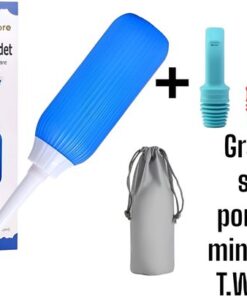 Bidet- Peri Bottle - Handdouche - Bidet Handdouche - Bidet Wc - bidet sproeier - postpartum - mobiele bidet - blauw – type 1 - GRATIS mini portablee bidet T.W.V € 10 - valentijn - AFZstore®