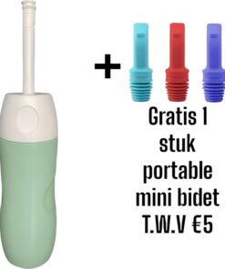 Bidet- Peri Bottle - Handdouche - Bidet Handdouche - Bidet Wc - bidet sproeier - postpartum - mobiele bidet -Draagbare Bidets- groen – type 3 - GRATIS mini portable bidet T.W.V € 10 pas wel voor alle fleswater -valentijn - AFZstore®