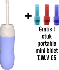 Bidet- Peri Bottle - Handdouche - Bidet Handdouche - Bidet Wc - bidet sproeier - postpartum - mobiele bidet -Draagbare Bidets- Paars – type 3 - GRATIS mini portable bidet T.W.V € 10 pas wel voor alle fleswater - valentijn - AFZstore®