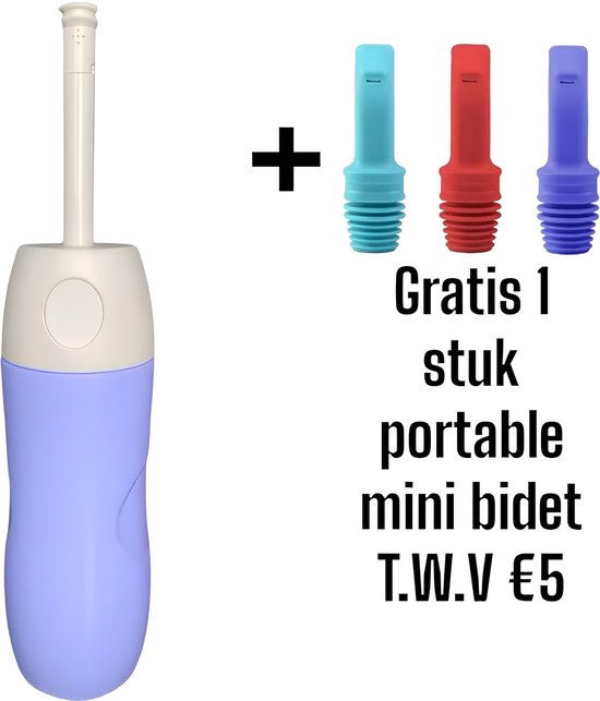 Bidet- Peri Bottle - Handdouche - Bidet Handdouche - Bidet Wc - bidet sproeier - postpartum - mobiele bidet -Draagbare Bidets- Paars – type 3 - GRATIS mini portable bidet T.W.V € 10 pas wel voor alle fleswater - valentijn - AFZstore®