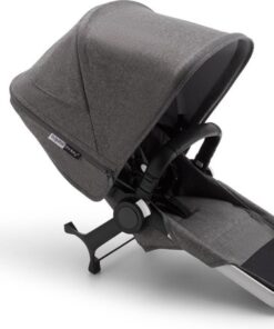 Bugaboo Donkey 3 Twin bekledingsset compleet - Aluminium - Gemȇleerd grijs/Gemȇleerd grijs