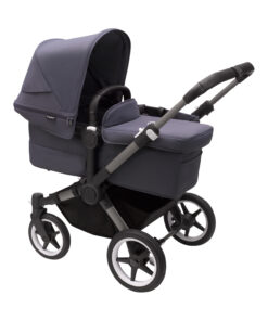 Bugaboo Donkey 5 Mono Kinderwagen 2-in-1 Graphite / Stormy Blue