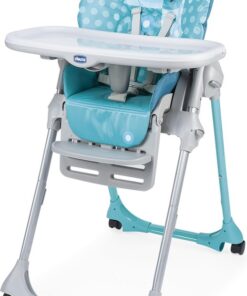 Chicco Polly Easy Kinderstoel - Inklapbare baby eetstoel - Met stoelverkleiner - Hoogte verstelbaar - Tucano