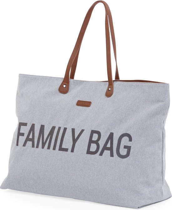 Childhome Family Bag - Luiertas - Canvas Grijs