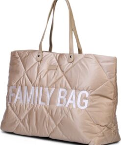 Childhome Family Bag - Luiertas - Gewatteerd - Beige