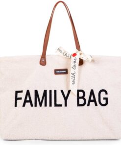 Childhome Family Bag - Luiertas - Teddy Ecru