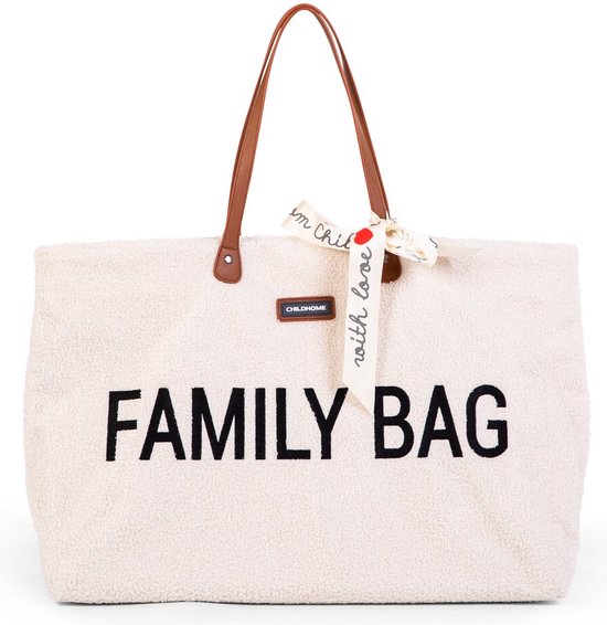 Childhome Family Bag - Luiertas - Teddy Ecru