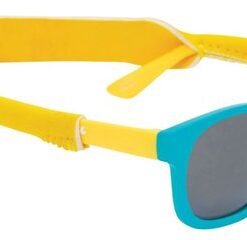 Cool Eyewear Rincon Baby Scuba Kinderzonnebril 0-2 Jaar - UV400 Cat. 3 Bescherming - Schattig en Beschermd - Geel/Blauw - Inclusief Brillenkoord