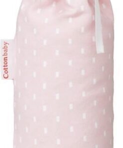 Cottonbaby Kruikzak - rond - rain -roze