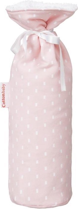 Cottonbaby Kruikzak - rond - rain -roze