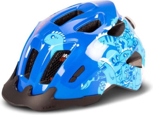 CUBE Fietshelm Ant - Kinderhelm - 11 Ventilatiegaten - SNAP 360 CUBE fit-systeem - X-Lock-montagesysteem - EPS Double In-Mould - 49-55 cm - S - Blauw