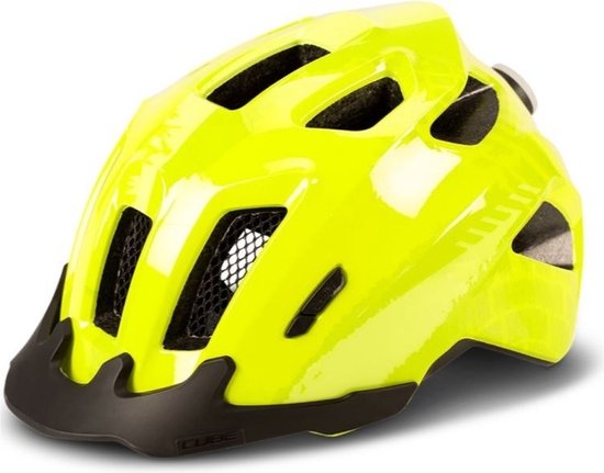 CUBE Fietshelm Ant - Kinderhelm - 11 Ventilatiegaten - SNAP 360 CUBE fit-systeem - X-Lock-montagesysteem - EPS Double In-Mould - 46-51 cm - XS - Geel